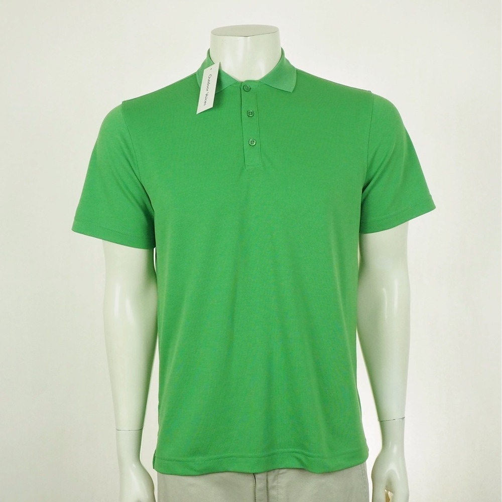 New Outdoor Voices Birdie Golf Polo Shirt Mens Small Green Stretch Pique Blend
